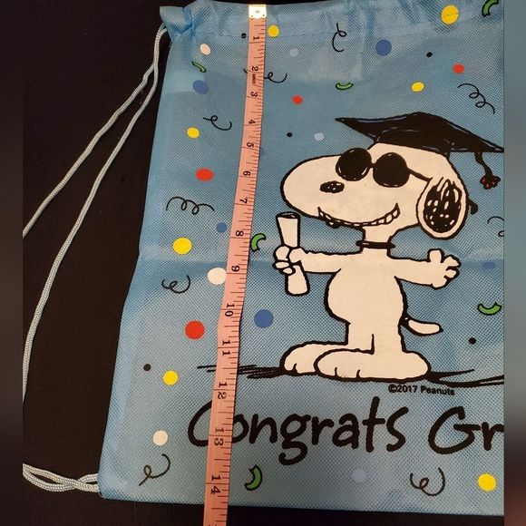 💗 New Snoopy Blue Graduation Bag - Picture 2 of 3